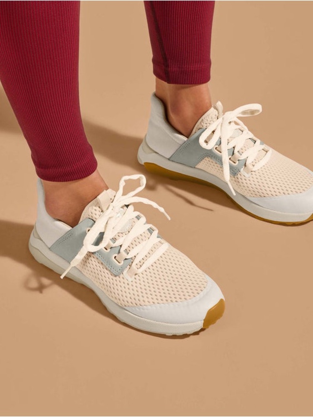 Olukai Wailuku Casual Sneaker Off White Womens Size 10
